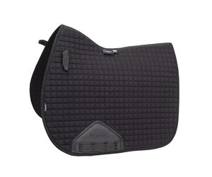 Shires ARMA Deluxe Cotton Saddlecloth - Black 17-18"