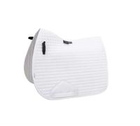 Shires ARMA Deluxe Cotton Saddlecloth - White 15-16.5"