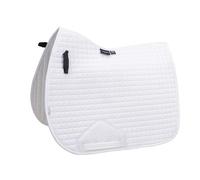 Shires ARMA Deluxe Cotton Saddlecloth - White 15-16.5"