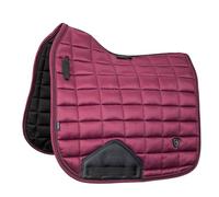 Shires ARMA Eltar Satin Dressage 17-18" Saddlecloth - Black Cherry