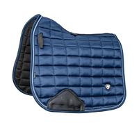 Shires ARMA Eltar Satin Dressage 17-18" Saddlecloth - Navy Blue