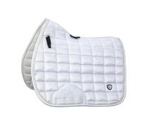 Shires ARMA Eltar Satin GP Saddlecloth - White 15-16.5"