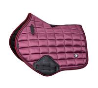 Shires ARMA Eltar Satin Jump Saddlecloth - Black Cherry 15-16.5"