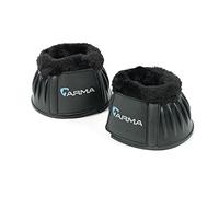 Shires ARMA Fleece Over Reach Boots - Black Cob