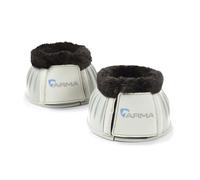 Shires ARMA Fleece Over Reach Boots Grey - Full