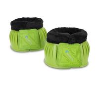 Shires ARMA Fleece Topped Overreach Boots-Bright Green Full