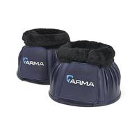 Shires ARMA Fleece Trim Bell Boot (Navy, Full)