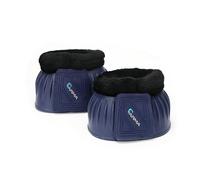Shires ARMA Fleece Trim Bell Boot (Navy, Full)
