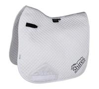 Shires Arma Logo Horse Dressage Saddlepad White (17Cm - 18Cm)