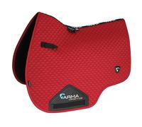 Shires ARMA Luxe Cotton Saddlecloth - Burgundy - Size: Cob