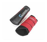 Shires Arma Neoprene Brushing Boots - 170A, deep red, XFull