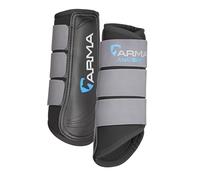Shires Arma Neoprene Brushing Boots - Grey: Small Pony