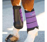 Shires Arma Neoprene Brushing Boots in Plum F/S, Plum