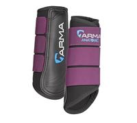 Shires Arma Neoprene Brushing Boots in Plum Pony, Plum