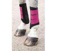 Shires Arma Neoprene Brushing Boots in Raspberry F/S, Rspbry