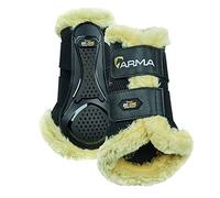 Shires ARMA OXI-ZONE Supafleece Brushing Boots - Black Full