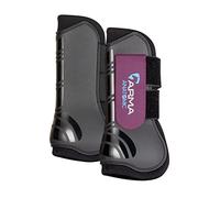 Shires Arma Tendon Boots - Black/Plum Cob