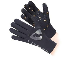 Shires Aubrion Adults Neoprene Yard Gloves - Black
