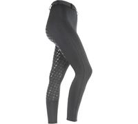 Shires Aubrion Horse Riding Tights Albany Black - Girls 9/10 Years