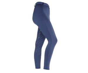 Shires Aubrion Albany Ladies Riding Tights Navy - Medium