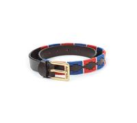 Shires Aubrion Drover Polo Belt Navy/Red - 80cm