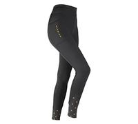 Shires Aubrion Ladies Porter Winter Horse Riding Tights in Jet Black Medium, Jet Black