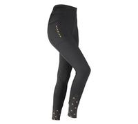 Shires Aubrion Ladies Porter Winter Horse Riding Tights in Jet Black Small, Jet Black
