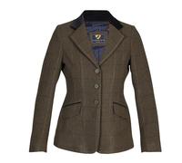 Shires Aubrion Ladies Saratoga Riding Jacket in Green Check 36, Grnchk