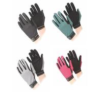 Aubrion Mesh Riding Gloves Grey - Medium