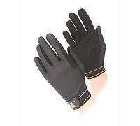 Aubrion Childrens Mesh Riding Gloves Black - Medium