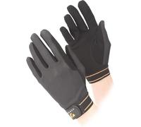 Aubrion Childrens Mesh Riding Gloves Black - Medium