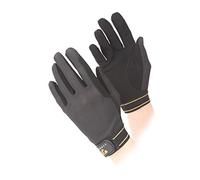 Shires Aubrion Mesh Horse Riding Gloves - Child Sizes in Black X-Large, Black