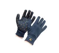 Aubrion Ladies Patterson Thermal Riding Gloves - Horse Riding Gloves - Navy - Size: Medium