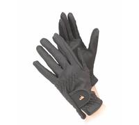 Shires Aubrion PU Riding Gloves Black - Extra Small
