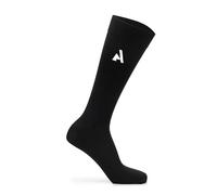 Shires Aubrion React Performance Socks, Heat-Releasing Stretch Knit, Knee Length, Silicone Boot Grips (Shadow)