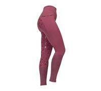Shires Aubrion React Rythm Womens Riding Tights - Mauve Large