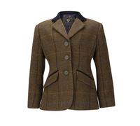Shires Aubrion Saratoga Childs Riding Jacket - Oak Brown Check 30"