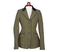 Shires Aubrion Saratoga Childs Riding Jacket - Red/Yellow/Blue Check: 24