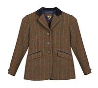 Shires Aubrion Saratoga Childs Riding Jacket - Rust Check 24