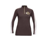 Shires Aubrion Team Long Sleeve Womens Base Layer - Umber Large