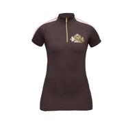 Shires Aubrion Team Short Sleeve Womens Base Layer - Umber Large