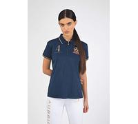 Shires Aubrion Team Tech Polo - Navy Blue Medium