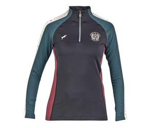 Shires Aubrion Team Womens Long Sleeve Base Layer - Green Large