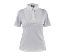 Shires Aubrion Young Riders Short Sleeve Tie Shirt - White 9-10 Years