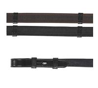 Shires Aviemore Continental Rubber Grip Reins 54" x5/8" Havana