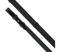 Shires Aviemore Continental Rubber Grip Reins - Black - Size: 48inch