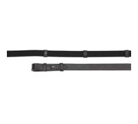 Shires Aviemore Continental Web Reins Black - 48X5/8