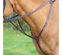 Shires Aviemore Hunt Weight Breastplate - Black - Size: Pony