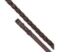 Shires Aviemore Lace Leather Reins 54" x 5/8" Havana