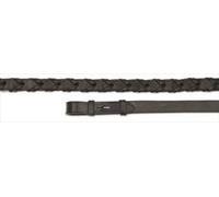 Shires Aviemore Lace Leather Reins-Havana 54'' x 3/4''